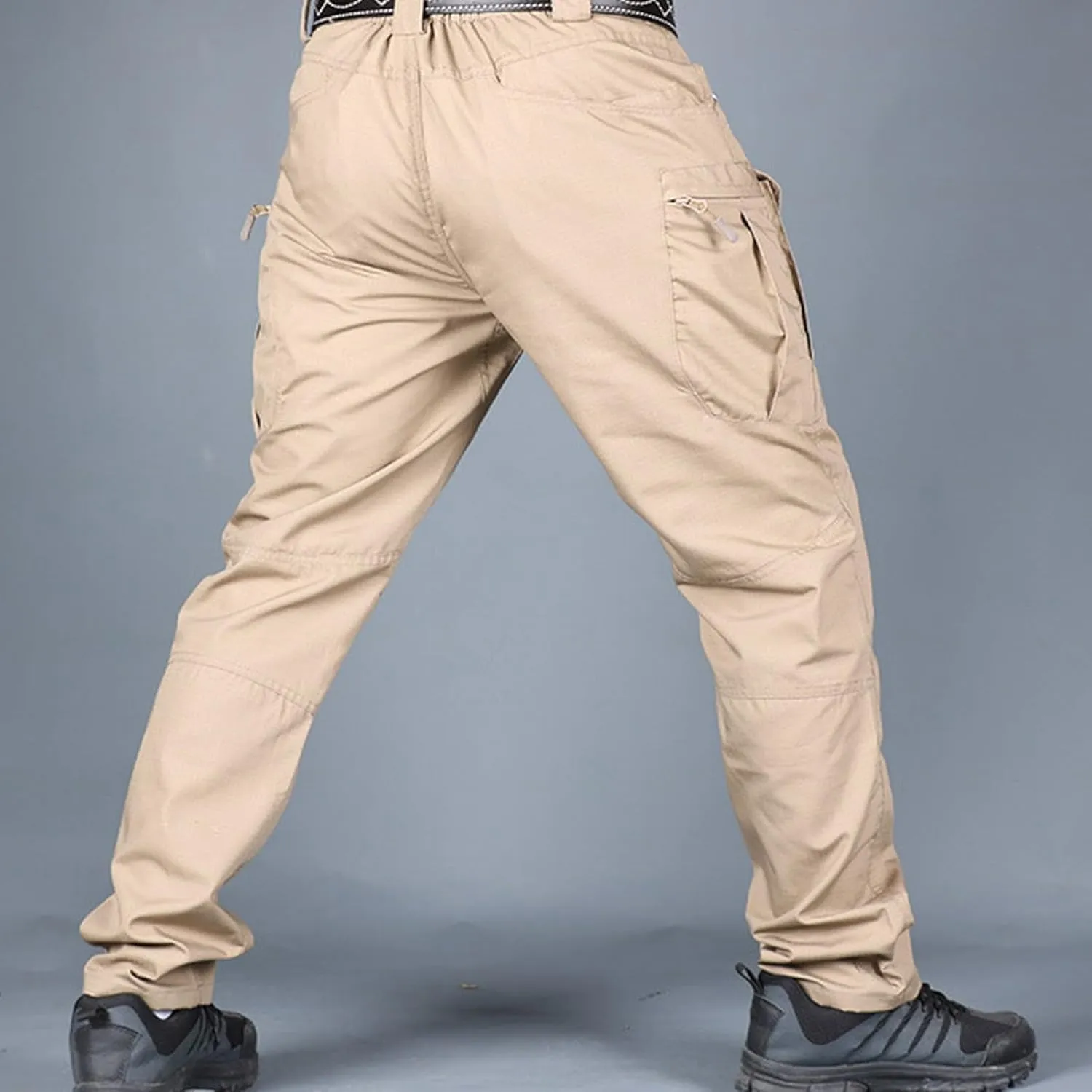 Fxbar Men's Flex Stretch Tactical Pants Ripstop Cargo Pants Lightweight Outdoor Work Hiking Pants for Men