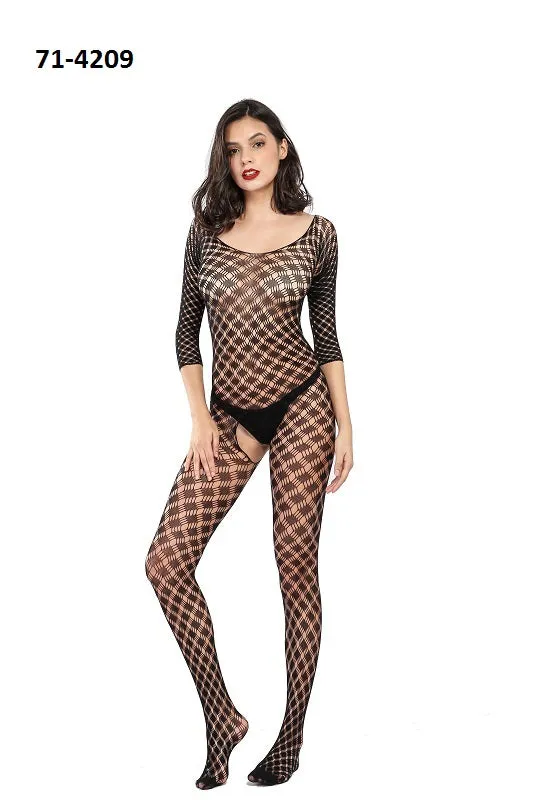 Lingerie - Crotch less Mesh Body Stocking 71-4209