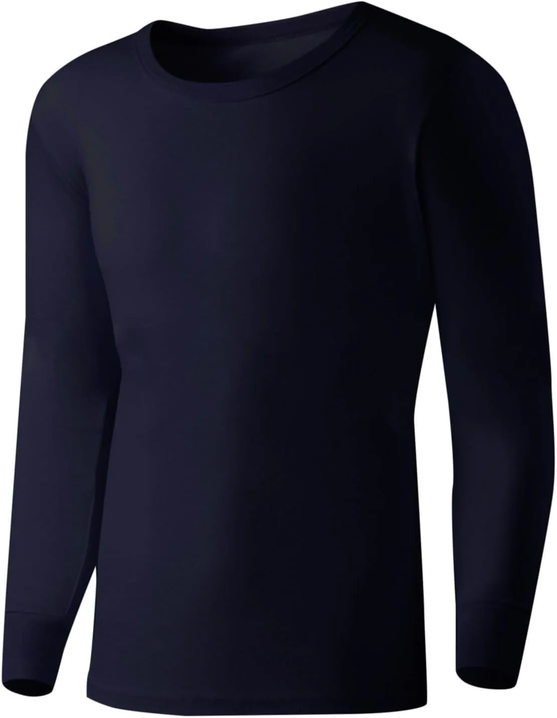Mens Cotton Base Layer Tops Thermal Warm Shirts Fall Winter Compression Long Sleeve Undershirts for Cold Weather
