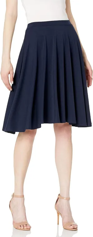 Star Vixen Women's Knee Length Full Skater Skirt