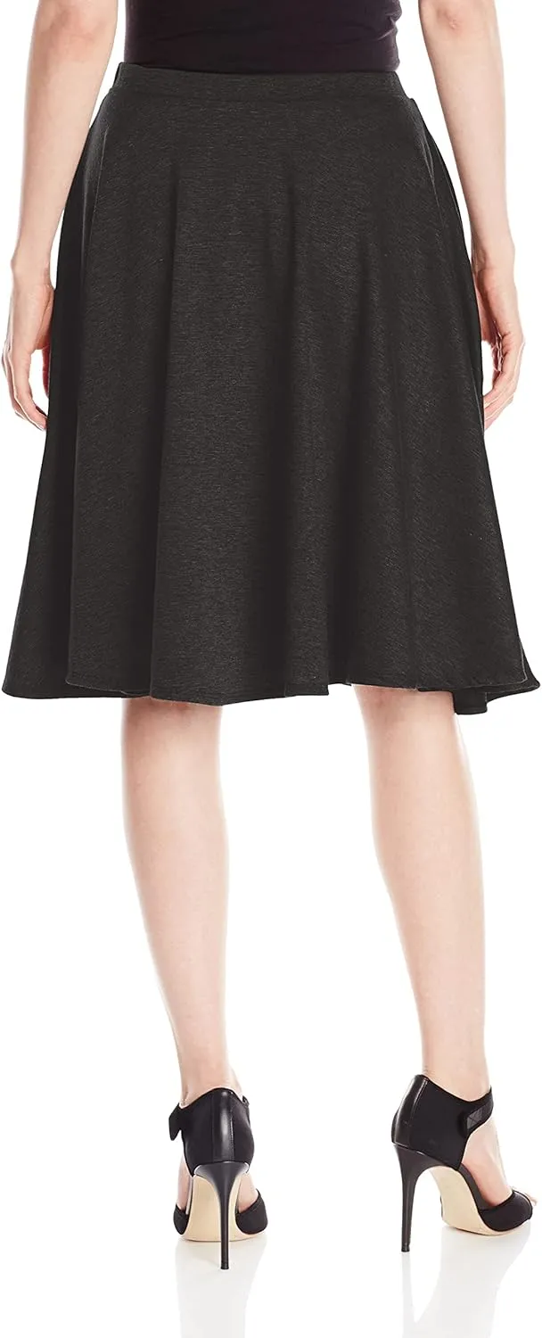 Star Vixen Women's Knee Length Full Skater Skirt
