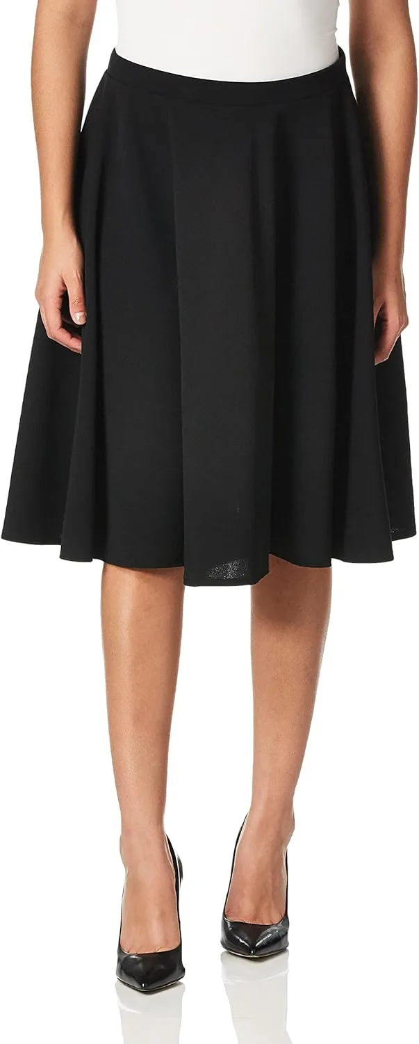 Star Vixen Women's Knee Length Full Skater Skirt