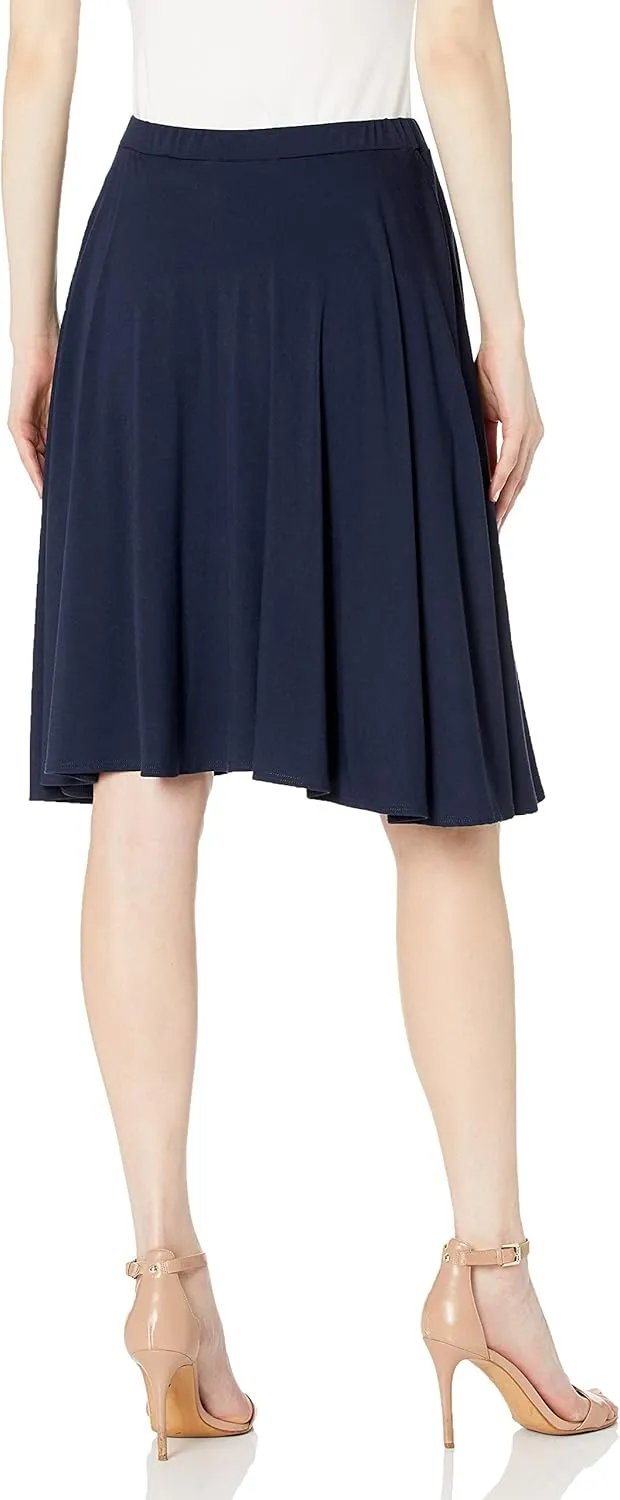 Star Vixen Women's Knee Length Full Skater Skirt