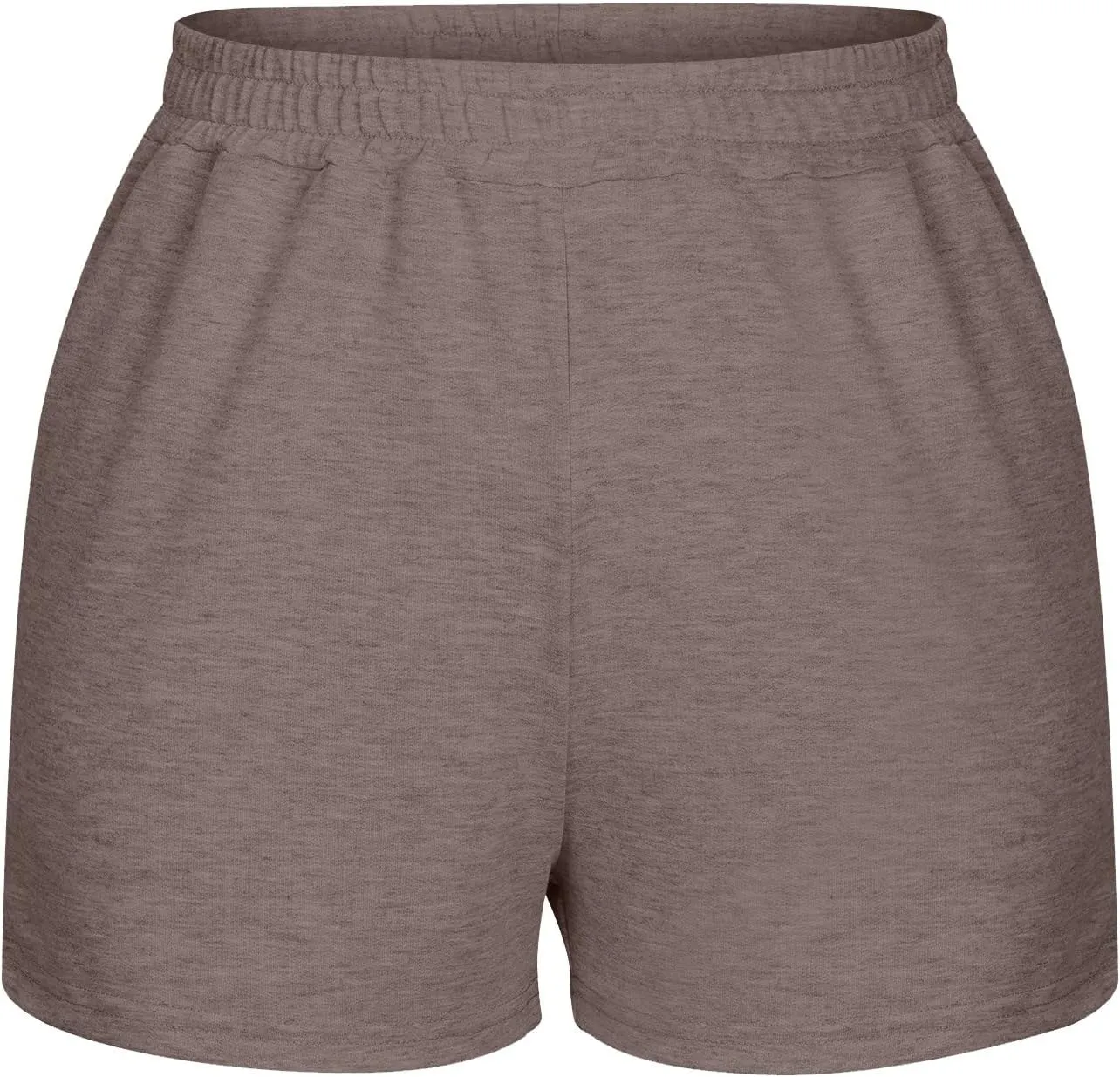 Uillui Sweat Shorts Womens 5" Comfy Cotton Athletic Gym Shorts High Waisted Workout Running Shorts Casual Jogger Short Pants