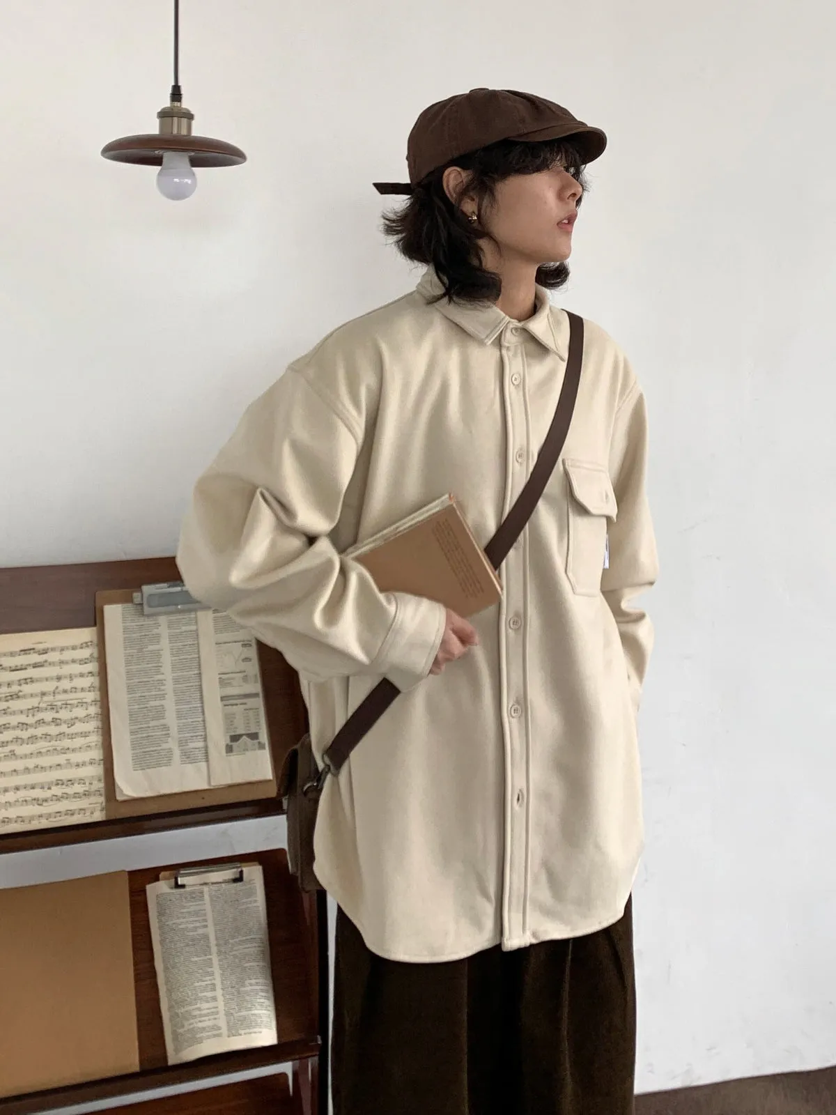 WLS Vintage Woolen Thick Shirt