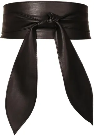 Women Obi Belt Fashion Wrap Around Wide Waistband Knotted Belt for Dresses
